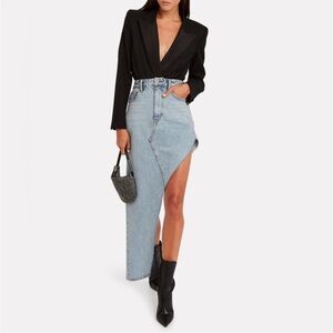 Alexander Wang Denim Assymetric Skirt